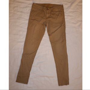 American Eagle Jegging Super Stretch Khaki Jeans